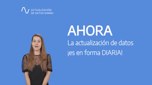 Portada - Video actualización diaria de datos